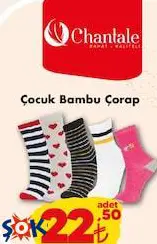 Chantale Çocuk Bambu Çorap