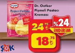 Dr.Oetker Pişirmeli Pastacı Kreması