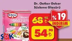 Dr.Oetker Dekor Süsleme Glazürü