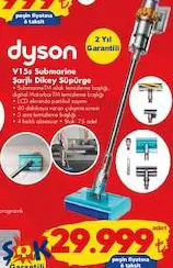 Dyson V15S Submarine Şarjlı Dikey Süpürge