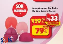 Mon Amaour Lip Balm Dudak Bakım Kremi