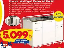 Panovit Mini Evyeli Mutfak Alt Modül