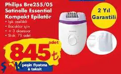 Philips BRE255/05 Satinelle Essential Kompakt Epilatör