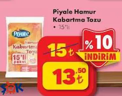 Piyale Hamur Kabartma Tozu 15'li