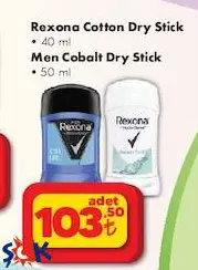 Rexona Cotton/Cobalt Dry Stick 40/50 ml