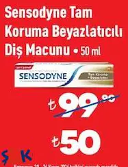 Sensodyne Tam Koruma Beyazlatıcılı Diş Macunu 50 ml