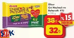 Ülker Çizi Haşhaşlı ve Baharatlı 4'lü 280 g