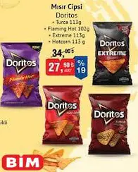 Doritos Mısır Cipsi Turca/Extreme/Hotcorn 113 g/Flaming Hot 102g