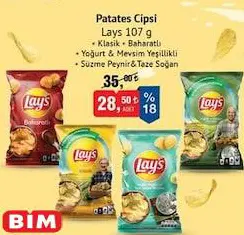 Lays Patates Cipsi Klasik/Baharatlı 107 g