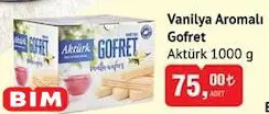 Aktürk Vanilya Aromalı Gofret 1000 g