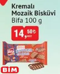 Bifa Kremalı Mozaik Bisküvi 100 g