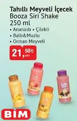 Booza Siri Shake Tahıllı Meyveli İçecek 250 ml