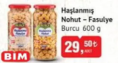 Burcu Haşlanmış Nohut-Fasulye 600 g