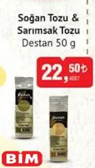 Destan Soğan Tozu/Sarımsak Tozu 50 g