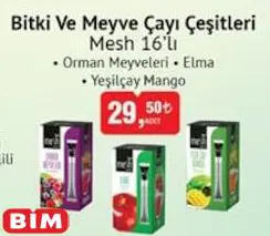 Mesh Bitki ve Meyve Çayı Çeşitleri 16'lı