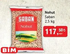 Saban Nohut 2.5 kg