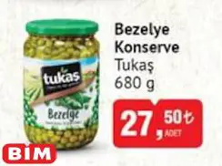 Tukaş Bezelye Konserve 680 g