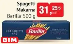 Barilla Spagetti Makarna 500 g