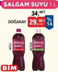 Doğanay Şalgam Suyu 1 L Acılı/Acısız