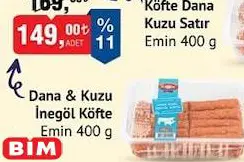 Emin Dana&Kuzu İnegöl Köfte 400 G