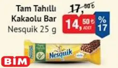 Nesquik Tam Tahıllı Kakaolu Bar 25 g