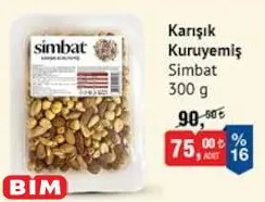 Simbat Karışık Kuruyemiş 300 G