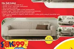 Home Center Avm Vita Üçlü Koltuk