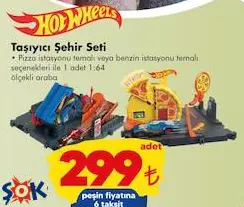 Hot Wheels Oyuncak Taşıyıcı Şehir Seti