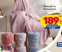 Wellsoft Tv Battaniyesi 120X170 Cm