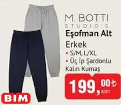 M.Botti Eşofman Alt Erkek