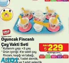 Birlik Oyuncak Fincanlı Çay Vakti Seti