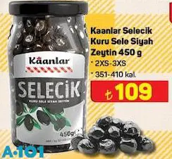 Kaanlar Selecik Kuru Sele Siyah Zeytin 450 G