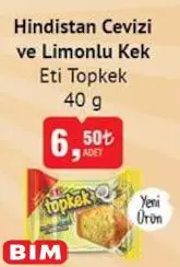 Eti Topkek Hindistan Cevizi Ve Limonlu Kek 40 G