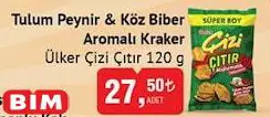 Ülker Çizi Çıtır Tulum Peynir & Köz Biber Aromalı Kraker 120 G