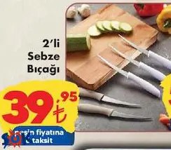 2'li Sebze Bıçağı