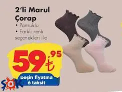 2'li Marul Çorap