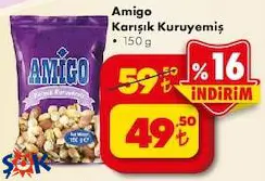 Amigo Karışık Kuruyemiş 150 g