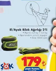 El/Ayak Bileği Ağırlığı 2'li