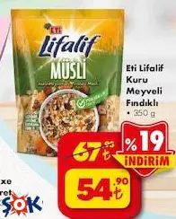 Eti Lifalif Kuru Meyveli Fındıklı 350 g