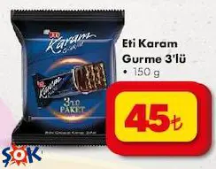 Eti Karam Gurme 3'lü 150 g