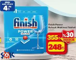 Finish Power Bulaşık Makinesi Tableti 50'li