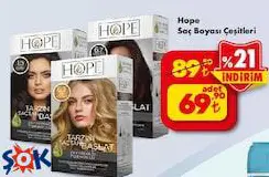 Hope Saç Boyası Çeşitleri