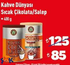 Kahve Dünyası Sıcak Çikolata/Salep 400 g