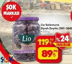 Lio Salamura Siyah Zeytin 201-260 500 g