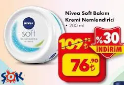 Nivea Soft Bakım Kremi Nemlendirici 200 ml