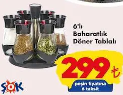 Baharatlık Döner Tablalı 6'lı