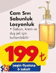 Cam Sıvı Sabunluk Losyonluk