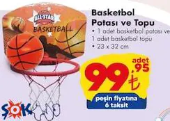 Gokidy Oyuncak Basketbol Potası ve Topu 23x32 cm