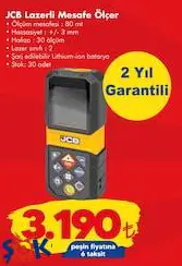 JCB Lazerli Mesafe Ölçer