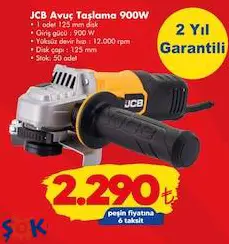 JCB Avuç Taşlama 900 W